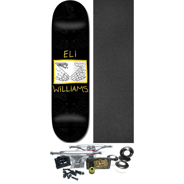 Doomsayers Club Eli Williams Snake Shake 3D Skateboard Deck - 8.5" x 31.75" - Complete Skateboard Bundle